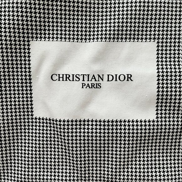 Christian Dior Paris Tote Bag Japan 2023 Limited Edition Houndstooth Novelty Bag - Picture 5 of 6